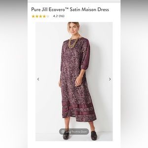 Pure Jill Ecovero™ Satin Maison Dress
